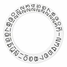 WHITE DATE DISC WHEEL OVERLAY