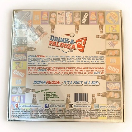 Drink-A-Palooza Gioco Da Tavolo: Party Game Con Giochi Da Bere Per Adulti
