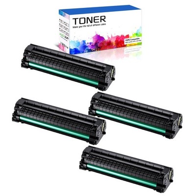 4PK MLT-D104L Toner Cartridge For Samsung ML-1673 ML-1674 SCX-3205 SCX-3205W