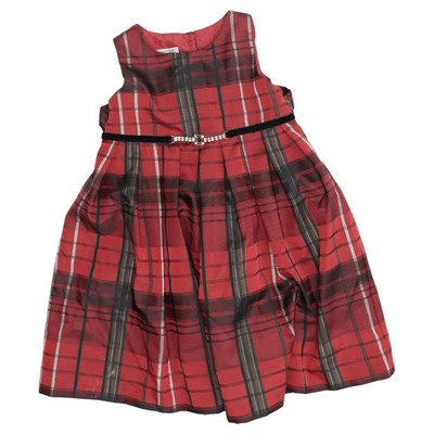 Pippa & Julie, Kleid, Größe: 92, Rot/Schwarz/Grün, Metallfaser/Polyester #7tR