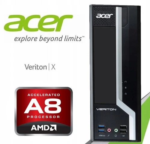 PC DESKTOP ACER VERITON X4110G AMD A8-7600B QUAD 16GB RAM 500GB HD WINDOWS 11