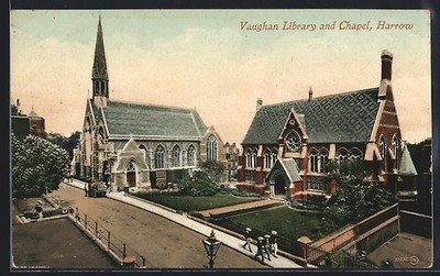 Harrow, Vaughan Library and Chapel, Ansichtskarte 