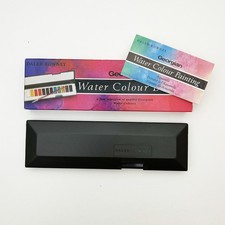 Vintage DALER ROWNEY Georgian Water Colour Box of 12 Paints Set - NEW & UNUSED
