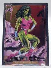 2024 SHE-HULK MARVEL MASTERPIECES PLATINUM '92 TRADING CARD 82 SKYBOX