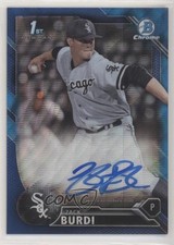 2016 Bowman Draft Chrome Pick Blue Wave Refractor 75/150 Zack Burdi Auto 1t6