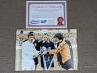 Wolverhampton Wanderers Jim McCalliog Signed & COA Photo UEFA Cup Final 1971-72