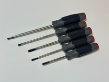 New Proto Tools Usa 5pc Flat Slotted Screwdriver Set Lot W Comfort Grip Nos New Proto Tools Usa 5pc Flat Slotted Screwdriver Set Lot W Comfort Grip Nos