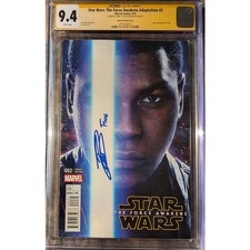 Star Wars: Force Awakens #2__CGC 9.8 SS__Signed by John Boyega