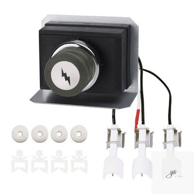 7628 Grill Igniter Kit for Weber Genesis 310 and 320 Gas Grills with Front Mount