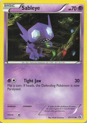 Sableye 61/113 Legendary Treasures Uncommon