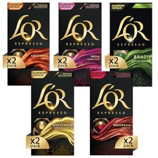 L'Or Caffè Variety Grand Origins 100 Capsule - Compatibili Nespresso®* original