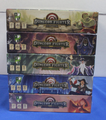 Horrible Guild 2021 Dungeon Fighter Second Edition + 4 Expansions Sealed in Box