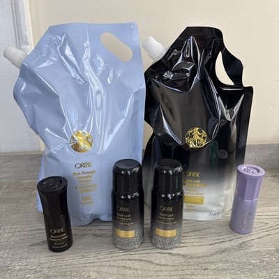 ORIBE Gold Lust Transformative Masque 1L + Run- Through Shampoo 1L Refill +(4)