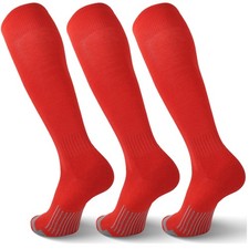 3 Pack Soccer Socks Softball Baseball Football Socks for Youth Men and Women