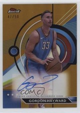 2023-24 Topps Finest Gold Refractor 47/50 Gordon Hayward #FA-GH Auto v9t