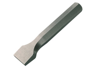Stone Pitching Chisel 2 in. x 7 in. Forged Steel Masonry Tool for Stone Facin...