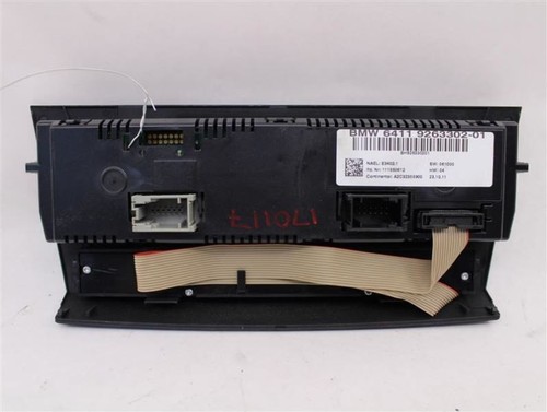 FRONT TEMPERATURE CONTROLS 128i 135i 323i 328i 335i M1 M3 X1 10-15 861292 - Picture 2 of 12