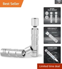 Thin Wall 14mm & 16mm Magnetic Spark Plug Socket - Ultimate Maneuverability