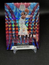 2024-25 Panini Mosaic Donovan Mitchell #5 - Elevate Reactive Blue 74/99 (SSP)