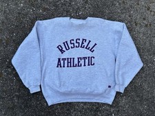 Vintage Russell Athletic Sweatshirt Mens XL Crewneck 90s Made in USA Spellout