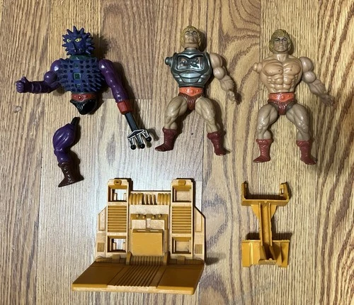 Mattel - He-Man - Incomplete action Figures - MOTU - Vintage - 80s - Lot - Parts