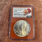 1986 S American Silver Eagle NGC 69 From Original US Mint Tube