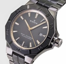 Orologio uomo Edox Ø 43 mm 53021 37GNM NDR Swiss Made Delfino nuovo