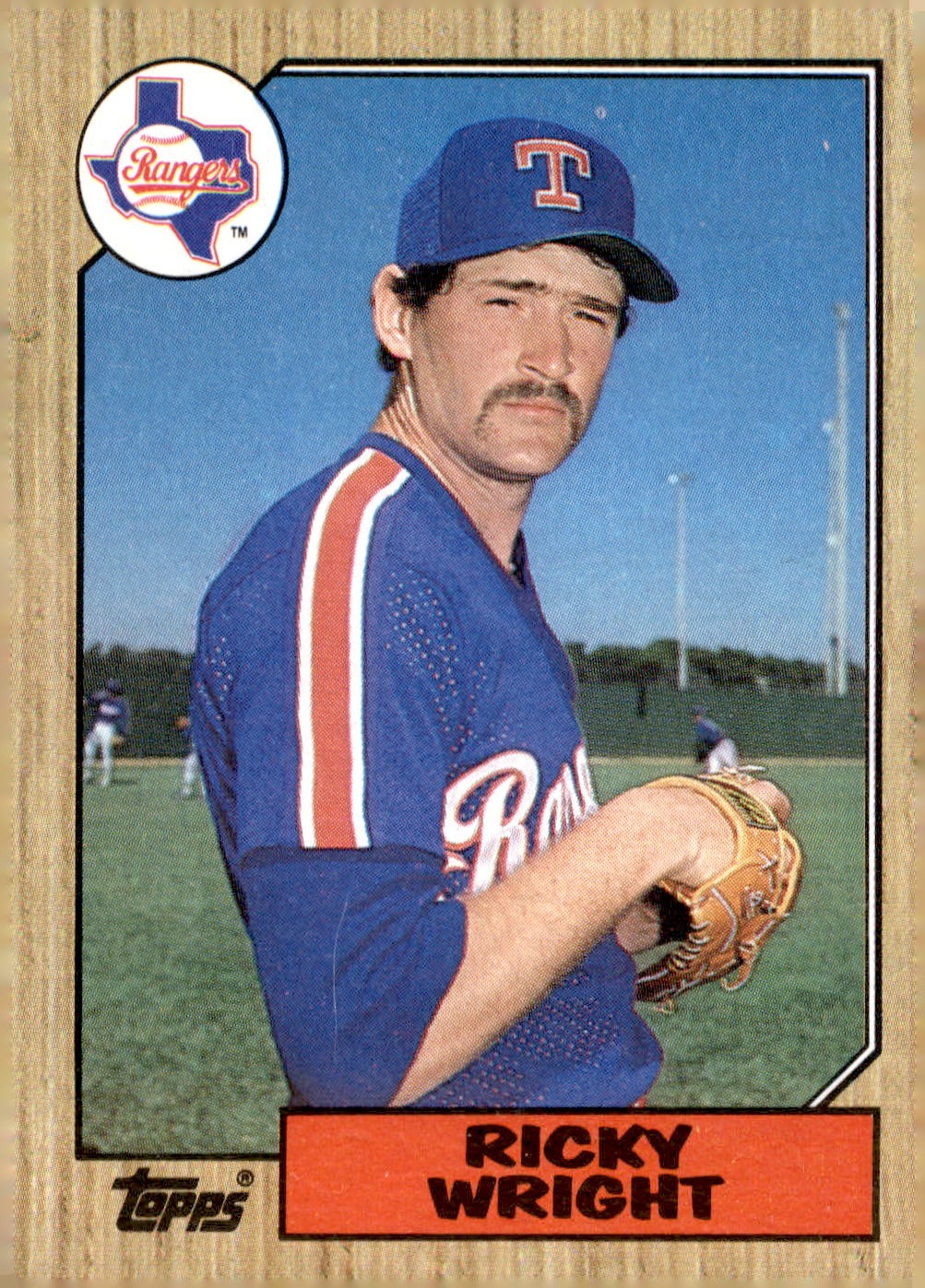 1987 Topps #202 Ricky Wright