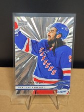 2025-26 Upper Deck Series 2 Mika Zibanejad Outburst #368 NY Rangers