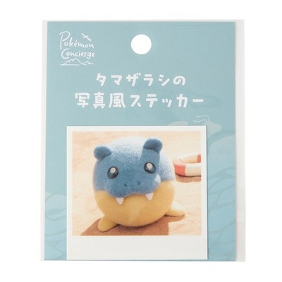 Pokemon Center Spheal Photo Style Concierge Sticker Japan Official