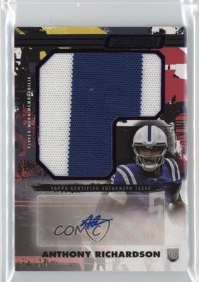 2023 Composite Purple /75 Anthony Richardson RPA Rookie Jumbo Patch Auto RC o8g