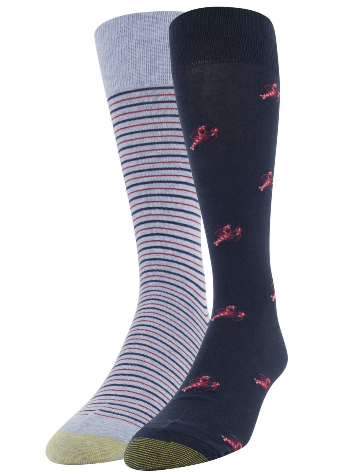 Мужские носки GOLD TOE из 2 упаковок красного цвета в ассортименте с защитой от запаха 6-125 1390₽