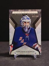 2025-26 UD Black Diamond Igor Shesterkin Diamond Stars /249 Rangers #BDS-IS