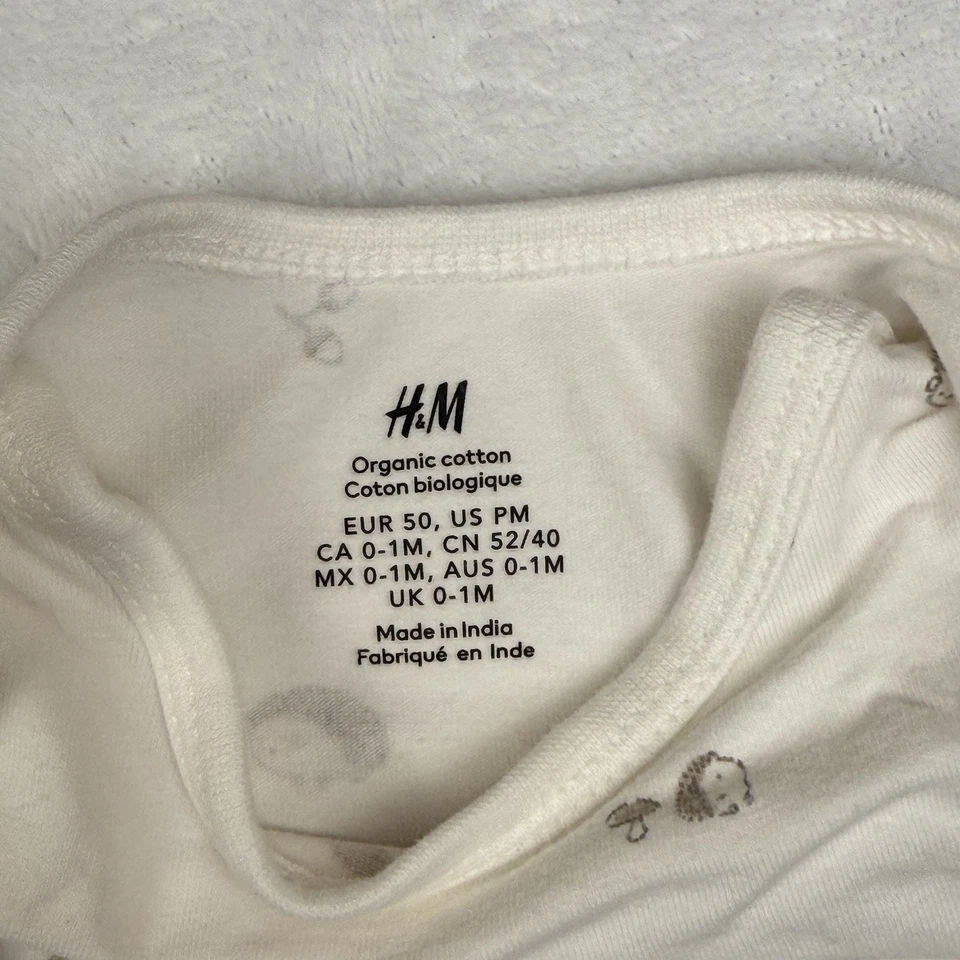 H&M 2 piezas bodys y pantalones a juego prematuros paquete de 3 conjuntos corazón de erizo Foto 3 de 4