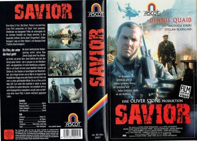 (FSK 18) VHS Videokassette - Savior - Soldat der Hölle - Dennis Quaid, N.Kinski