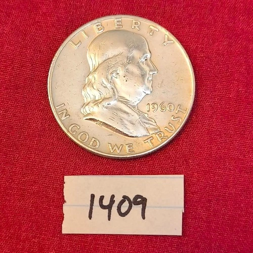 1960 Silver Proof Franklin Half Dollar