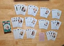 Vtg AUTHORS Card Game Whitman Publishing Co 44 Card Deck + 1 Rule Card