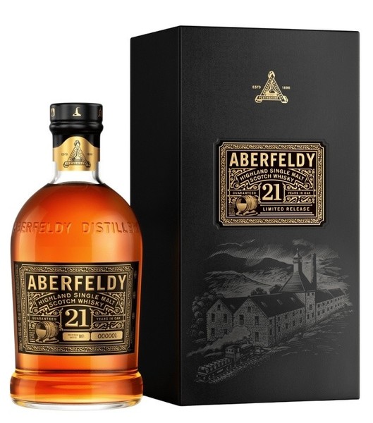 Aberfeldy 21 Years Highland Single Malt Scotch Whisky / 40 % Vol. / 0,7L In Gb-image