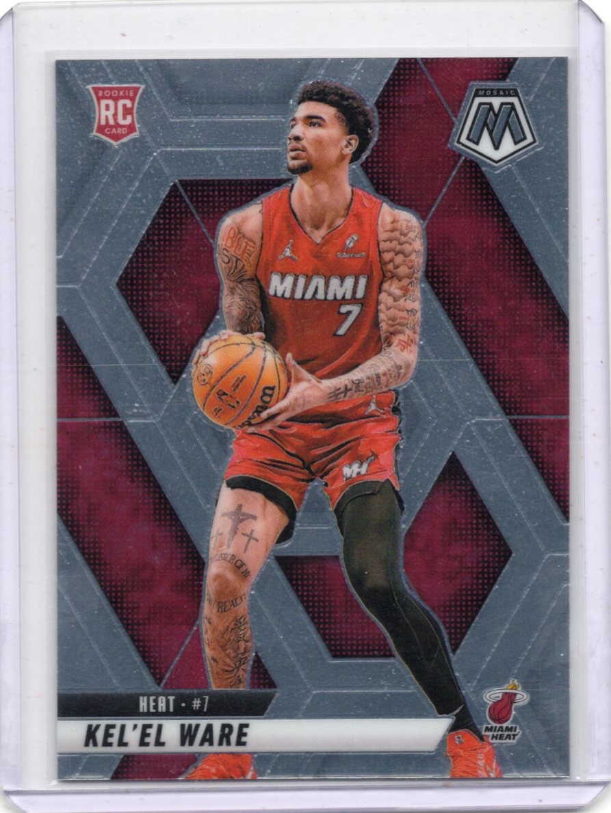 2024-25 Panini Mosaic - Rookies Kel'el Ware #232 (RC) Miami Heat