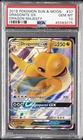 2018 POKEMON SUN & MOON DRAGON MAJESTY #37 DRAGONITE GX PSA 10