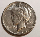 1934-S Peace Silver Dollar – 90% Silver Better Date