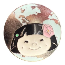 Disney Trading Pin It's A Small World Girl Hidden Mickey 2009