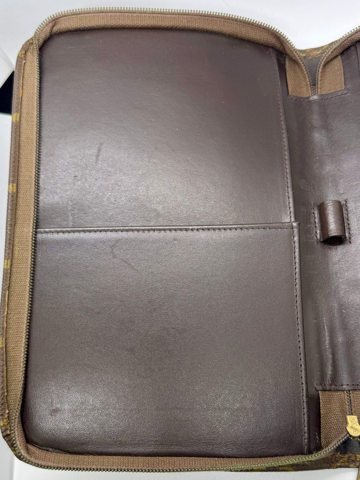 LOUIS VUITTON MONOGRAM ZIP FOLIO DOCUMENT CASE – … - image 3