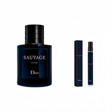 Dior Sauvage Elixir Cologne Spray Mini Collector's Bottle 10 ML New In Box NIB