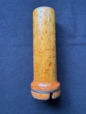 Vintage Wooden Industrial Textile Thread Spool, Approx 5 3/4” tall