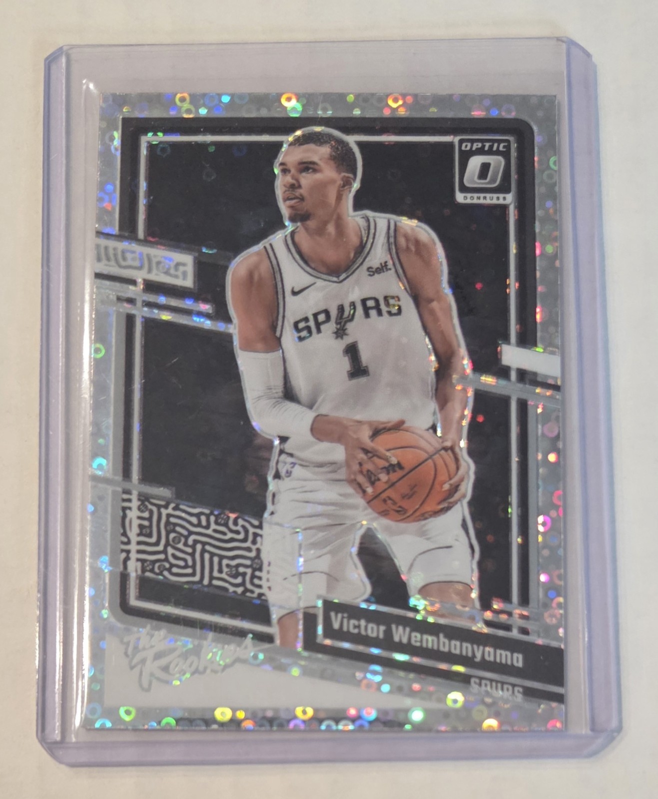 VICTOR WEMBANYAMA RC 2023-24 Donruss Optic - The Rookies Holo Fast Break #4