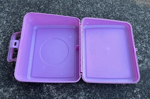 Vintage Plastic Aladdin Lunch Box w/ Thermos-Pink Mickey & Minnie Disney - Picture 22 of 24