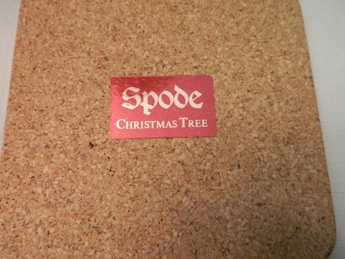NOS SET OF 6 VTG. SPODE SIGNATURE PIMPERNEL CHRISTMAS HOLIDAY COASTERS ENGLAND - Picture 6 of 7