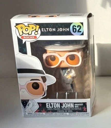 Funko Pop Rocks Elton John (Greatest Hits) #62 Vinyl Figure