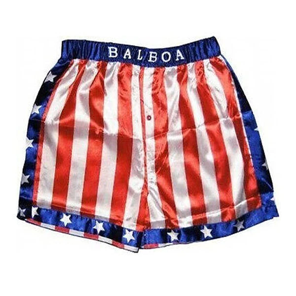 Rocky Balboa Boxeo Halloween Juegos con disfraces Disfraz Réplica Pantalones Cortos Baúles Foto 3 de 4